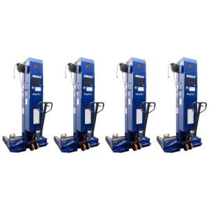 Mahle CML-7 14,000 lb ALI Certified Wireless Mobile Column Lift (Set of 4)