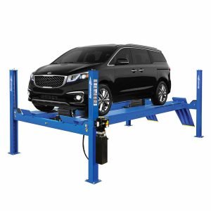 Forward Lift CRA14-EL 14,000 LB. ALI Certified Alignment Four-Post Lift + Rolling Jacks - 215” Max Wheelbase