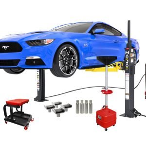 MaxJax M7K Portable Two-Post Garage Lift - Supreme Package