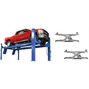 Atlas Platinum PVL14OF-EXT Alignment Lift + RJ7000 Rolling Jacks ALI Certified Combo