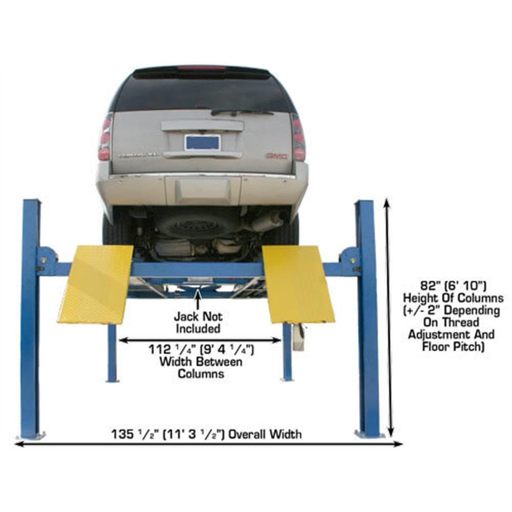 Atlas 412 Commercial Grade 12,000 lb. 4-Post Lift 8 Atlas 412 Commercial Grade 12,000 lb. 4-Post Lift - Image 8