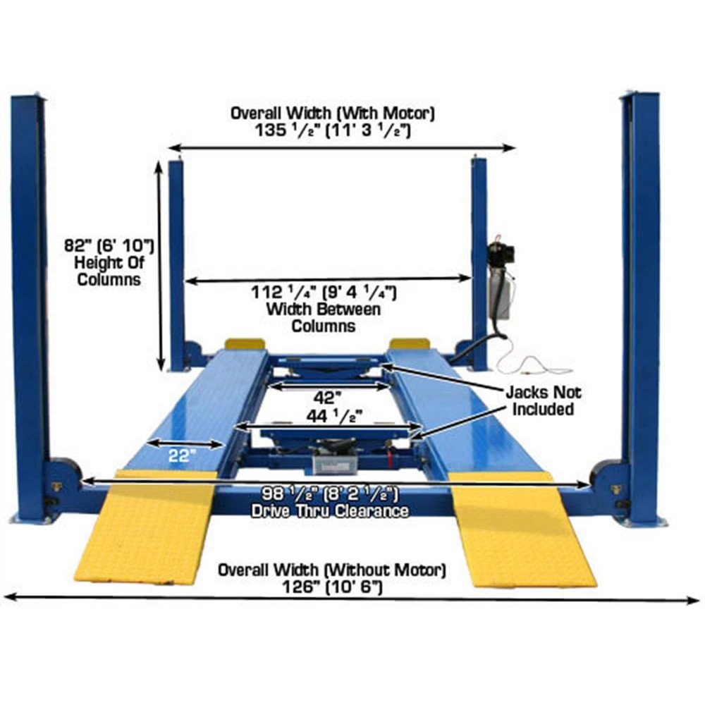 Atlas 412 Commercial Grade 12,000 lb. 4-Post Lift 16 Atlas 412 Commercial Grade 12,000 lb. 4-Post Lift - Image 16