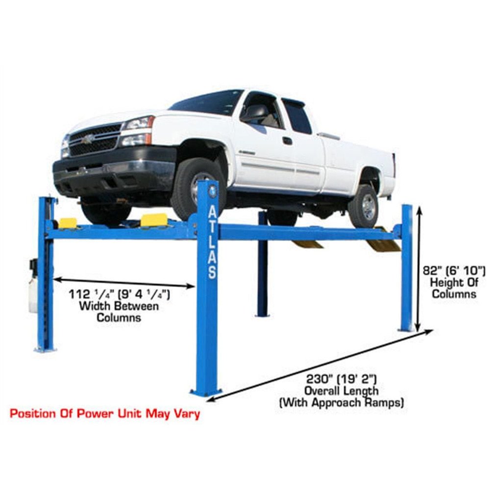 Atlas 412 Commercial Grade 12,000 lb. 4-Post Lift 3 Atlas 412 Commercial Grade 12,000 lb. 4-Post Lift - Image 3